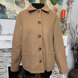 Vintage Bryn Walker 100% Italian wool shacket L